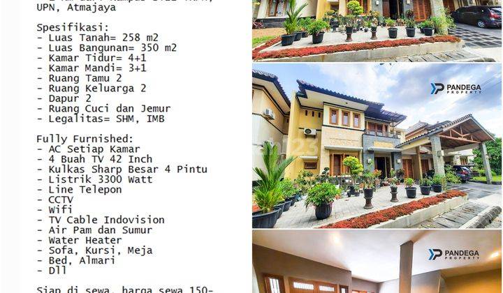 Rumah Mewah Jogja Regency Dekat Babarsari, Seturan, Amplaz, Ugm 1