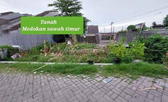 Tanah Medokan sawah timur dekat Alana Medokan ayu , UPN surabaya 1