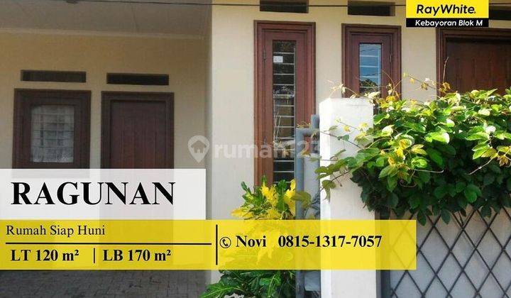 Dijual Rumah Siap Huni di Ragunan, Jakarta Selatan 1