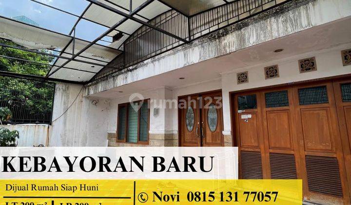 Dijual rumah siap Huni Kebayoran baru 1