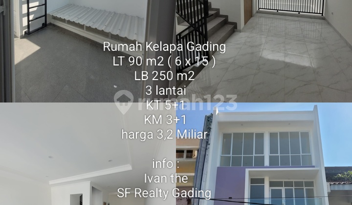House For Sale Brand New 3 Floors Kelapa Gading Competitive Price Close to Panin Bank BCA Bank International School Penabur Yakobus Lilin Bangsa Jac Mall Kelapa Gading House For Sale Brand New 3 Floors Kelapa Gading Competitive Price Close to Panin Bank BCA Bank International School Penabur Yakobus Lilin Bangsa Jac Mall Kelapa Gading