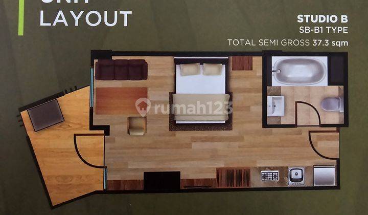 Paket Apartemen Grande Volare 4 unit - Cikarang  1