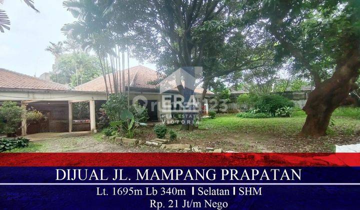 MAMPANG PRAPATAN - DIjual KAV LUAS C + Bangunan sgt cocok dibangun Cluster, penginapan dll  1