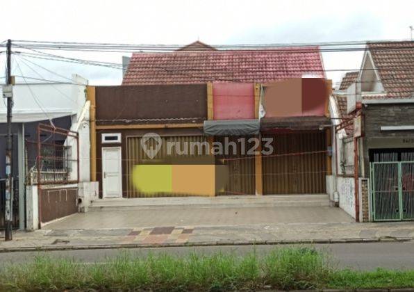 MURAH, TANAH LUAS, RUMAH USAHA PINGGIR JALAN RAYA, RAMAI, DI KENCANALOKA BSD 1