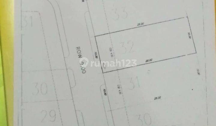 KAVLING KOTAK, LEBAR 10  BISA, GANDENG BOLEH BELI 1 UNIT, SIAP BANGUN  NUSALOKA 2