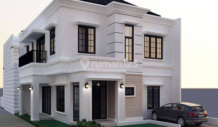 RUMAH 2 LANTAI, DESIGN CLASIC, MEWAH, DI FORESTA BSD 1