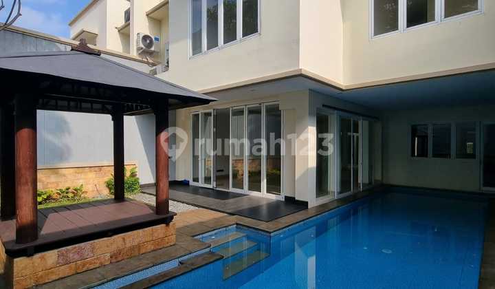 Rumah Pejaten Barat 2 Lantai Private Pool Dekat International School Jakarta For Rent /sale Di Jakarta