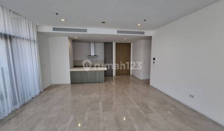 ruang tamu apartment verde two murah semi