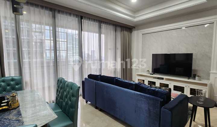 Apartemen 3 Kamar Tidur Furnishedcantik Highfloor Tower Eternity -ashta Mall Di Scbd Jakarta