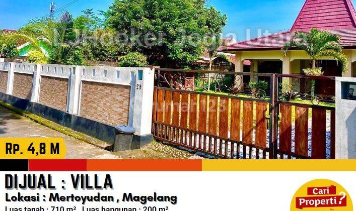 Villa Luas Full Furnish di Magelang  1