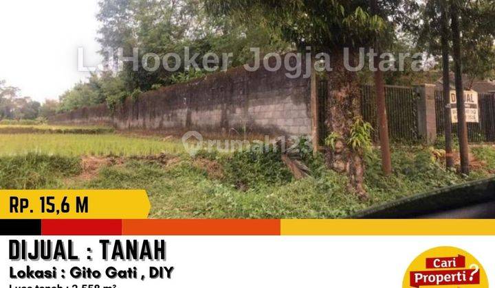Tanah Luas Cocok Usaha Kuliner di Jalan Gito Gati Yogyakarta 1