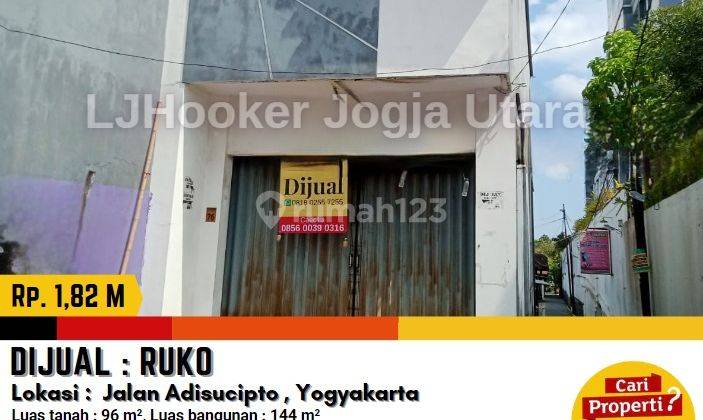 Ruko Strategis Pinggir Jalan Raya Adisucipto Yogyakarta 1