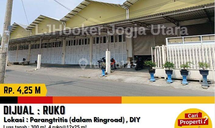 Gudang Sudah Jadi Ruko Jejer 4 di Jalan Parangtritis Yogyakarta 1