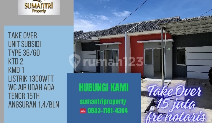 Over Kredit Rumah Subsidi Bekasi Tambun Utara Rumah Butuh Minim Renovasi HGB di Perumahan Green, Jl. Raya Srimahi, Srimahi, Tambun Utara, Bekasi, Jawa Barat, Indonesia, 17510, Bekasi