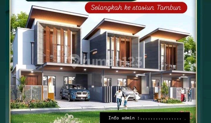 Two-Story House with No Down Payment in Mangunjaya, South Tambun, Bekasi, SHM House at No. 34 C, Jl. Mekarsari, Mangunjaya, South Tambun, Bekasi, West Java, Indonesia, 17510, Bekasi