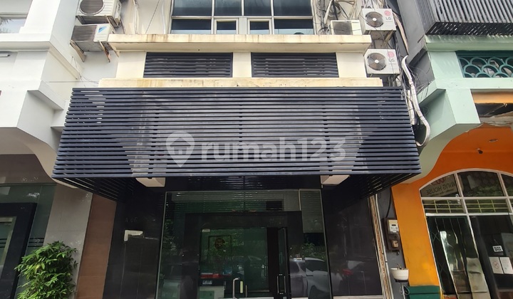 RUKO PERMATA SENAYAN 4 LANTAI FURNISHED EX KANTOR HADAP JALAN SIAP HUNI