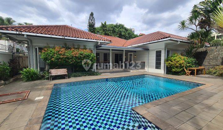 RUMAH MEWAH EX KEDUTAAN KEBAYORAN BARU DOUBLE GATE PARKIR LUAS BISA UNTUK USAHA 1