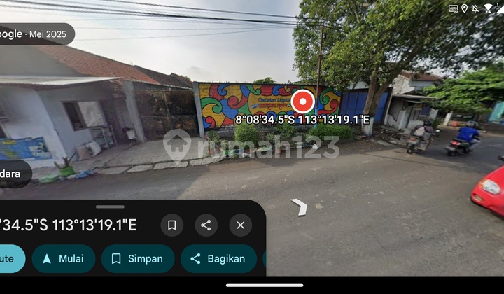 Kavling Siap Bangun di Jalan Wijaya Kusuma Ditotrunan Lumajang