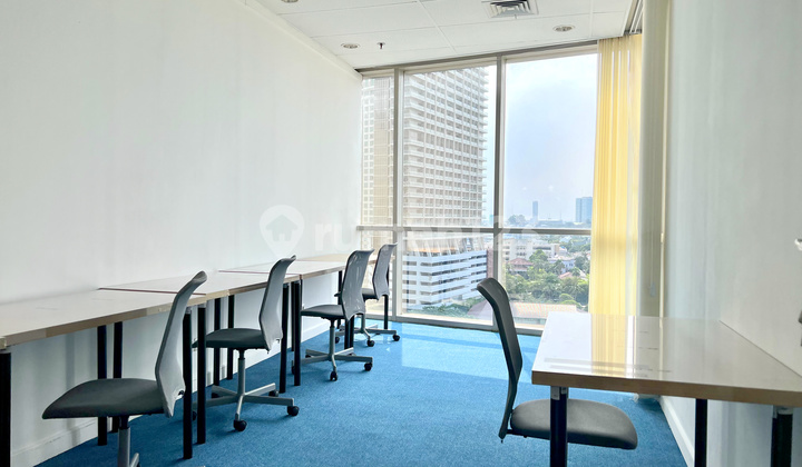 Furnished 4-Person Office for Rent in Batavia Tower Sudirman Near MRT