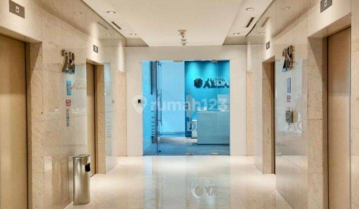 Jual Kantor Plaza Asia Luas 862 M2 Full Furnished Scbd Sudirman 2