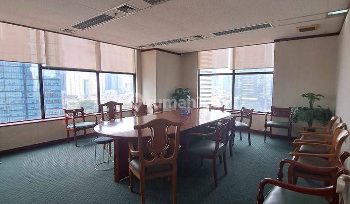 Sewa Kantor Wisma Nugra Santana 371 M2 Fitted Sudirman Dekat Mrt 1