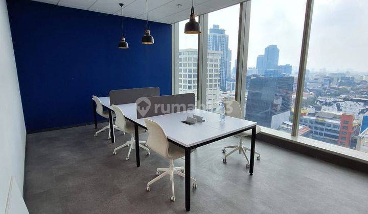 Sewa Kantor Siap Ditempati 4 Pax Furnish di Thamrin Jakarta Pusat 2