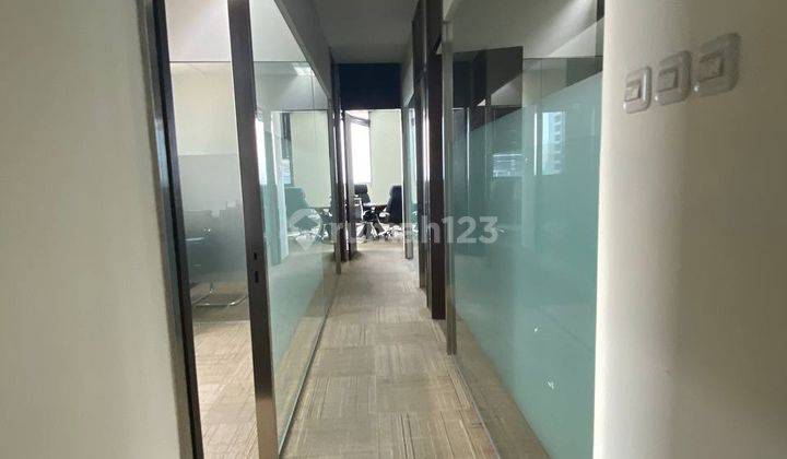 Sewa Kantor Wisma Keiai Luas 159 M2 Fitted di Sudirman Dekat Mrt 8