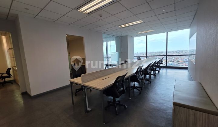 Pakuwon Tower Office Rental 130 M2 Furnished with LRT, KRL, TiJe Access