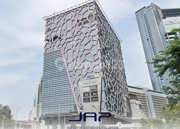 Sewa Kantor MD Place 1 Luas 251 M2 Bare Kuningan Dekat Akses LRT 2