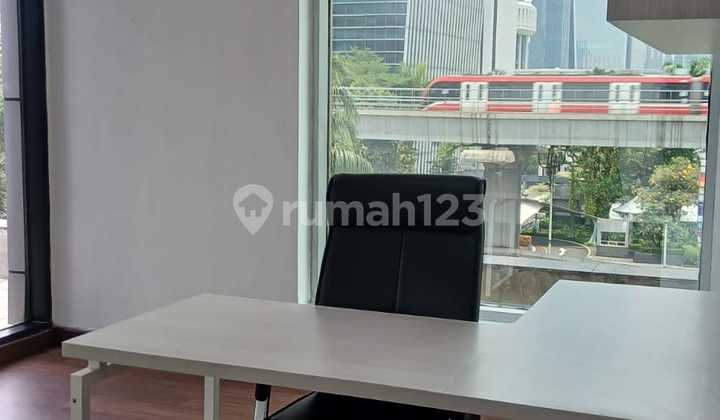 Graha Aktiva Office for Rent 190 m2 Furnished Kuningan LRT Access