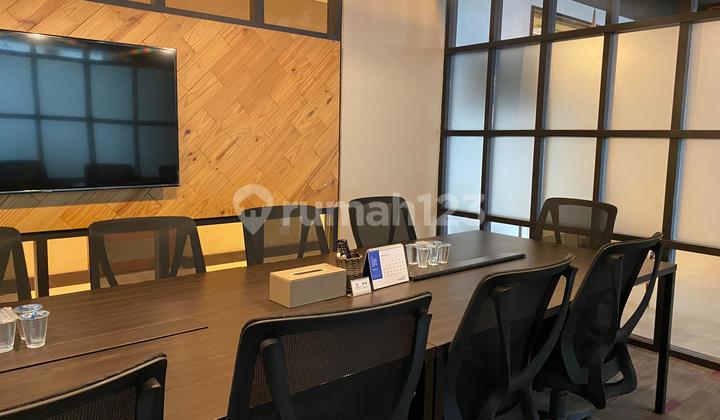 Kantor Unit Furnished 2 Pax di Mid Plaza Sudirman Dekat MRT