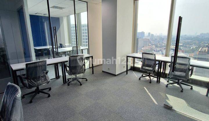 Sewa Private Office Furnished Siap Ditempati 5 Pax di Thamrin 2