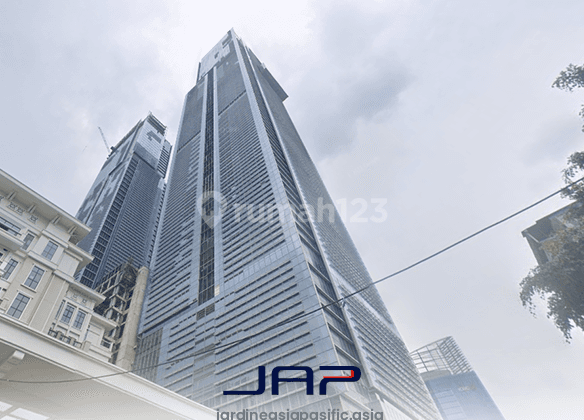 Sewa Kantor Grade A Autograph Tower 385 M2 Bare Strategis Dekat MRT 1