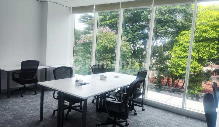 Kantor Furnished 8 Pax di Wisma Bca Area Bsd Tangerang