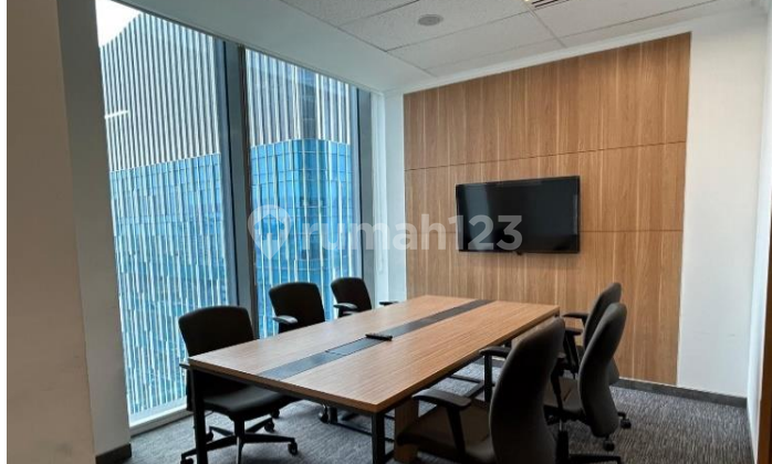 Unit Furnished Office for 4 Pax at MNC Tower Strategic Location Unit Furnished Office for 4 Pax at MNC Tower Strategic Location