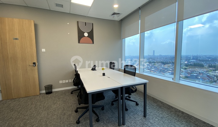 Sewa Kantor Unit Furnish 4 Pax di Kensington Tower Kelapa Gading