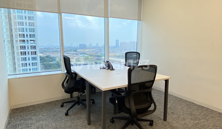 Unit Office Furnished for 4 People in Kensington Jakarta Near Mall