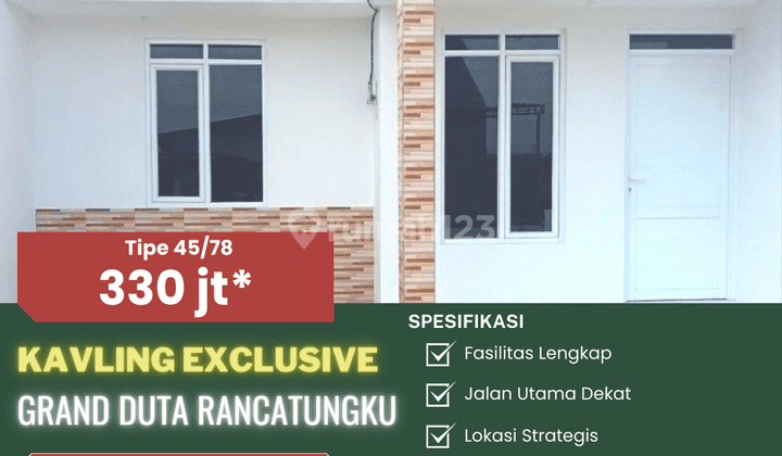 Rumah Tipe 45 Lt 78 Siap Huni di Lokasi Strategis 1