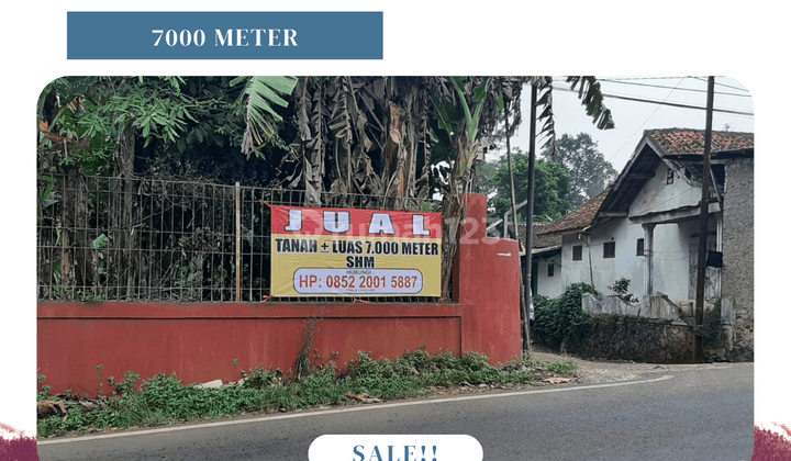 Lahan Luas Untuk Investasi Dan Bangun Usaha di Cikalong 1