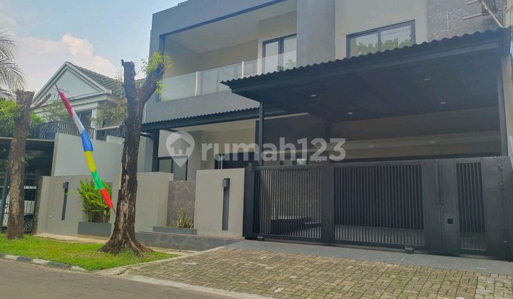 Rumah 2 Lantai Minimalis Modern Di Bsd Puspita Loka