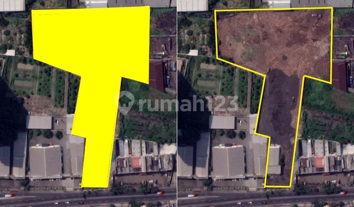 Tanah Bagus Siap Bangun Lokasi Depan Jalan Siliwangi narogong Bekasi 3