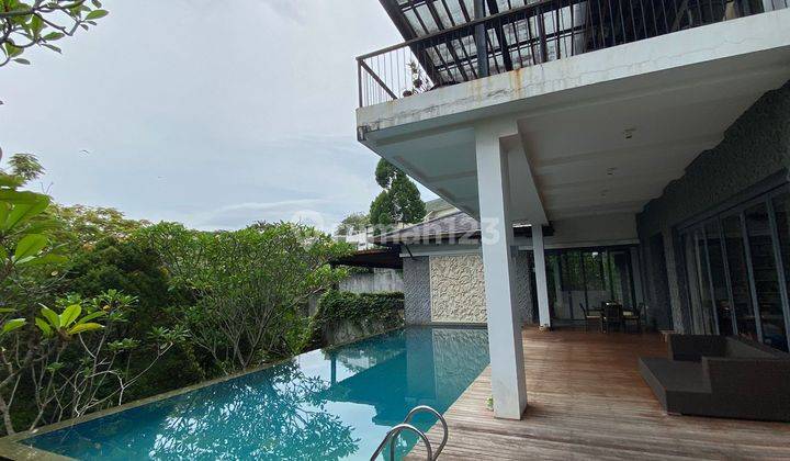 Rumah Nuansa Asri Furnish Plus Kolam Renang Siap Huni Sentul City 2