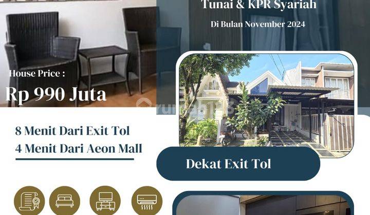 Rumah Bagus Murah Edisi Bu Semi Furnish Siap Huni Sentul City 1