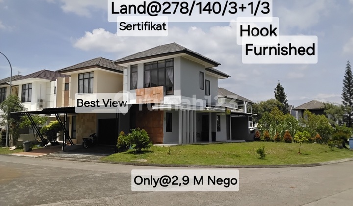 Rumah Murah Hook Furnished Sentul City Bogor