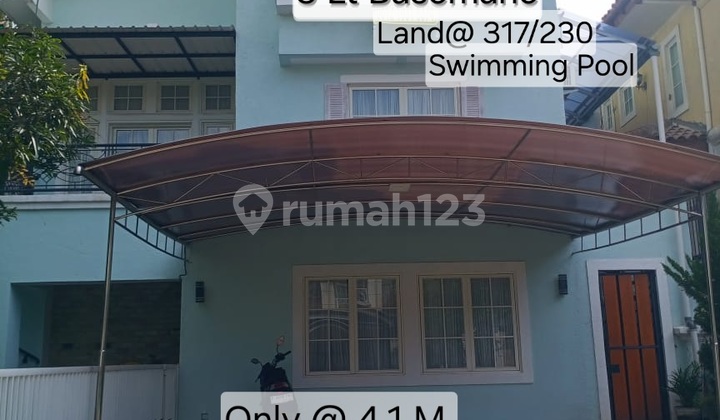 Furnished House with Swimming Pool Sentul City Bogor 2