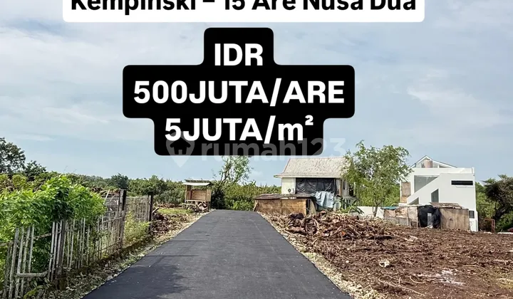 For Sale Land in Tourism Zone - Near Kempinski Nusa Dua