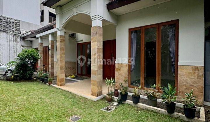 Ampera Dekat Kenanga Lingkungan Ekspatriat, Rumah 1 Lantai Private pool Disewakan / dijual 2