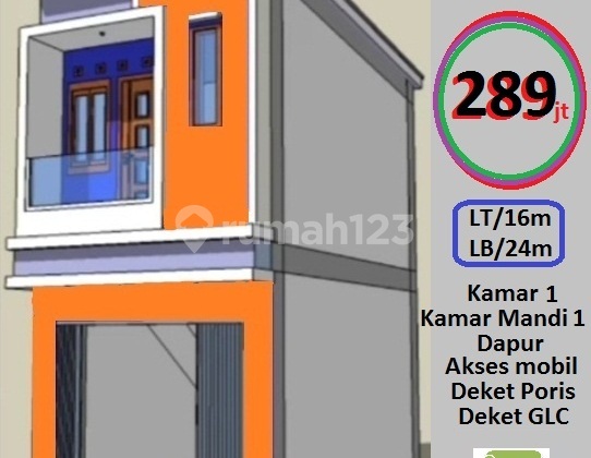 Minimalist 16m Ruko Nurah Cipondoh Tangerang Back Poris 2