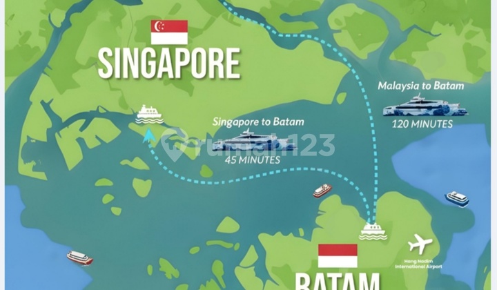 Apartement Mix Kantor Deket Pantai Ocarina Batam 2