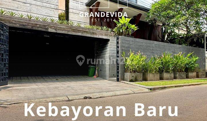 Rumah Mewah Siap Huni Jalan Lebar Kebayoran Baru Area Bisnis 1